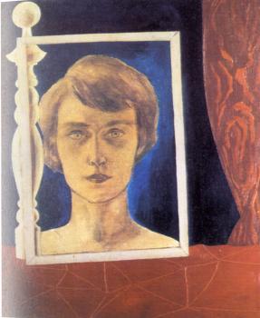Rene Magritte : portrait of georgette agritte